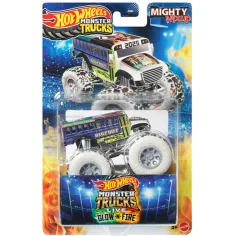 Hot Wheels Monster Trucks: Glow-n-Fire Live coche en miniatura 1/64 - Mattel