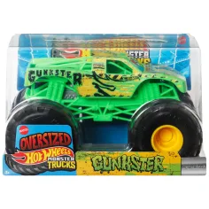 Hot Wheels Monster Trucks: Gunkster coche monstruo 1/24 – Mattel