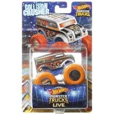 Hot Wheels Monster Trucks: Live coche pequeño 1/64 - Mattel