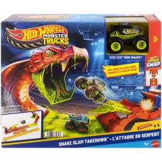 Hot Wheels Monster Trucks: Mordedura de Serpiente - Mattel