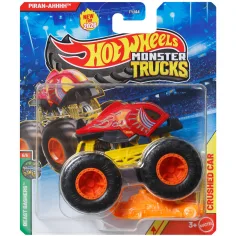 Hot Wheels Monster Trucks: Piran-Ahhh cochecito 1/64 - Mattel