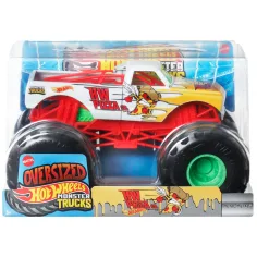 Hot Wheels Monster Trucks: Pizza Co. coche monstruo 1/24 – Mattel