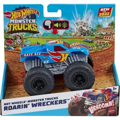 Hot Wheels Monster Trucks Race Ace vehículo con luces y sonidos 1/43 - Mattel