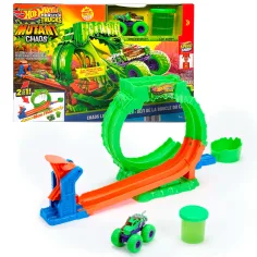 imagen de Hot Wheels Monster Trucks Slimehurok pista de carreras – Mattel 2