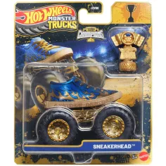 imagen de Hot Wheels Monster Trucks: Sneakerhead campeón cochecito trofeo 1/64 – Mattel 1