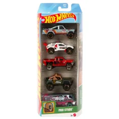 Hot Wheels: Mud Studs vehículos set de 5 coches - Mattel