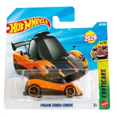 Hot Wheels: Pagani Zonda Cinque coche en miniatura 1/64 - Mattel