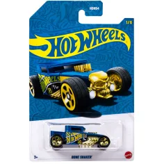 Hot Wheels Perla y Cromo: Bone Shaker coche pequeño 1/64 - Mattel