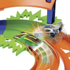 imagen de Hot Wheels: Pista de carreras de doble vía con 2 coches de carreras - Mattel 5