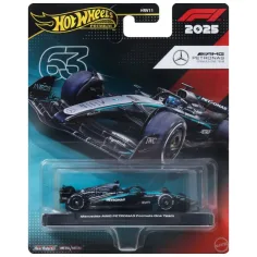 Hot Wheels Premium: Mercedes-AMG Petronas Formula 1 team No.:63 coche en miniatura 1/64 - Mattel