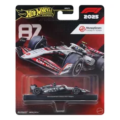Hot Wheels Premium: Oliver Bearman Haas #87 Fórmula 1 cochecito 1/64 - Mattel