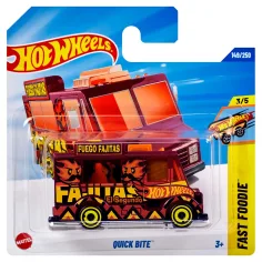 Hot Wheels: Quick Bite 1/64 cochecito - Mattel