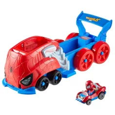 imagen de Hot Wheels: RacerVerse Spider-Man lanzador de pista - Mattel 2