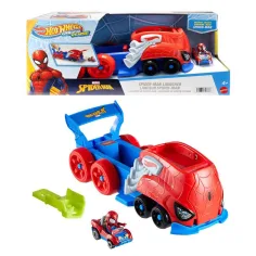 Hot Wheels: RacerVerse Spider-Man lanzador de pista - Mattel