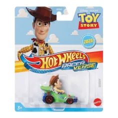 Hot Wheels: RacerVerse Woody coche de juguete 1/64 – Mattel