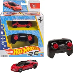 Hot Wheels: RC Ferrari coche teledirigido 1/64 - Mattel