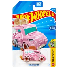 Hot Wheels: Roller Toaster coche pequeño rosa 1/64 - Mattel