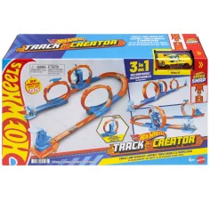 Hot Wheels: Set de creador de pista de triple lazo - Mattel