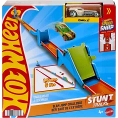 Hot Wheels: Set de inicio de acrobacias - Desafío de salto explosivo - Mattel