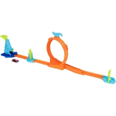 imagen de Hot Wheels: Set de inicio de acrobacias - Loop Flag Finish - Mattel 2