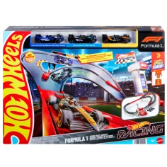Hot Wheels: Set de pista de carrera de Fórmula 1 Sprint - Mattel