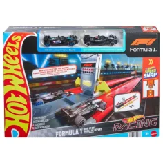 Hot Wheels: Set de pista de meta de Fórmula 1 - Mattel