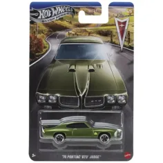 Hot Wheels Silver Series: ’70 Pontiac GTO coche pequeño 1/64