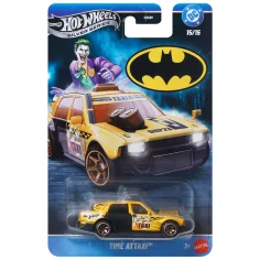 Hot Wheels Silver Series: Batman Time Attaxi coche en miniatura 1/64 - Mattel