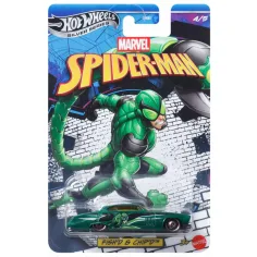 Hot Wheels Silver Series: Marvel Spider-Man Fish’d & Chip’d cochecito 1/64 - Mattel