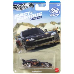 Hot Wheels Silver Series: Rápido y Furioso Honda S2000 cochecito 1/64 - Mattel