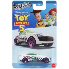 Hot Wheels Silver Series: Toy Story 5 Grand Cross coche pequeño 1/64 - Mattel