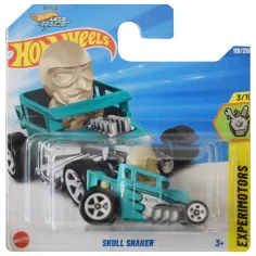 Hot Wheels: Skull Shaker cochecito azul-blanco 1/64 - Mattel