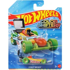 Hot Wheels: Street Wiener coche pequeño cambiante de color 1/64 - Mattel