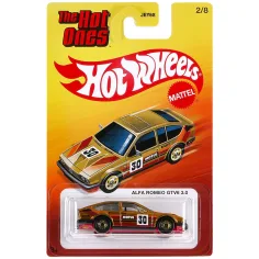 Hot Wheels: The Hot Ones Alfa Romeo GTV6 3.0 coche pequeño 1/64 - Mattel