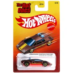 Hot Wheels: The Hot Ones Lamborghini Countach Pace Car cochecito 1/64 - Mattel