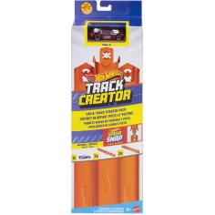 Hot Wheels Track Creator: Conjunto de pista recta - Mattel