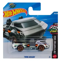 imagen de Hot Wheels: Twin Dorado coche pequeño 1/64 - Mattel 1