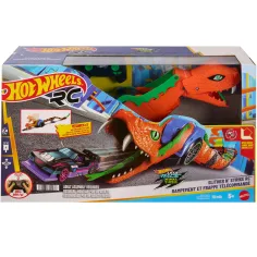 imagen de Hot Wheels: Vamos a Correr lanzador de coches teledirigido con cochecito – Mattel 1