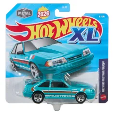 Hot Wheels XL: 1992 Ford Mustang Foxbody coche en miniatura 1/43 – Mattel
