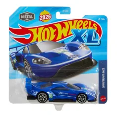 Hot Wheels XL: 2016 Ford GT Race cochecito 1/43 - Mattel