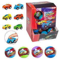 Huevo sorpresa de coches de carreras Turbo Racers 1ud