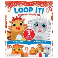 ¡Hurkold! Set de juego creativo de marionetas de animales de granja - Melissa & Doug