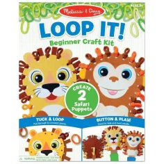 ¡Hurkold! Set de juego creativo de marionetas de animales salvajes - Melissa & Doug