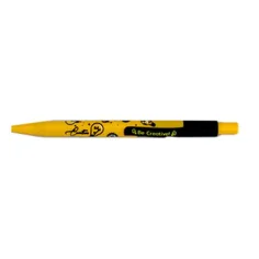 ICO: Creative Be Creative bolígrafo amarillo