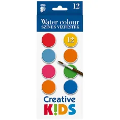 ICO: Creative Kids acuarelas 12 piezas 28mm