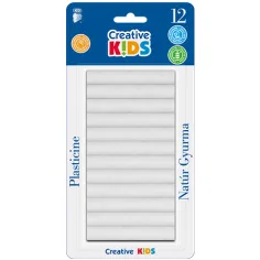 ICO: Creative kids masa de modelar natural set de 12 piezas de 165 g
