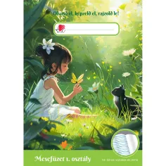 ICO: Cuaderno de cuentos para niñas de 1er grado A/5 con líneas 14-32