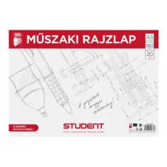 Ico: Estudiante hoja de dibujo técnico en carpeta de regalo A/3