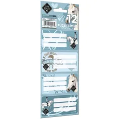 ICO: Etiquetas para cuadernos Lizzysuli Wild Beauty Sport Club 12ud
