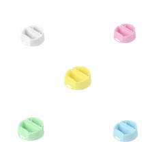 ICO: HIGUERA Plato de pinceles de dos compartimentos en varios colores 1ud